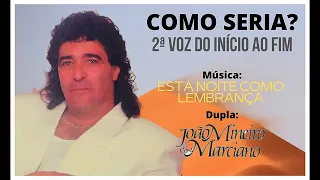 🆁🆂║ESTA NOITE COMO LEMBRANÇA (2ª Voz Do Início Ao Fim)║- [João Mineiro e Marciano] - 🆁🆂Rebobinando©