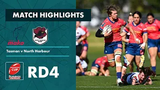 RD 4 HIGHLIGHTS | Tasman Mako v North Harbour Hibiscus | FPC 2022