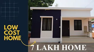 Graceful low budget single story home built for 7 Lakh | Video tour