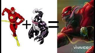 marvel & dc  characters fusion version