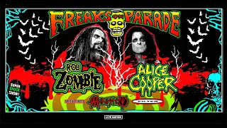 ROB ZOMBIE & ALICE COOPER  iTHINK FINANCIAL AMPHITHEATER. WEST PALM BEACH FL  8-27-23 CONCERT REVIEW