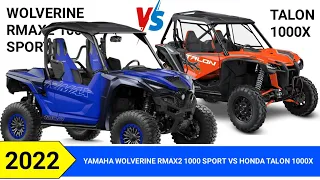 2022 Honda Talon 1000X VS 2022 Yamaha Wolverine RMAX2 1000 Sport