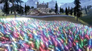 JEDI LAY SIEGE TO MEDIEVAL CASTLE - UEBS - Ultimate Epic Battle Simulator