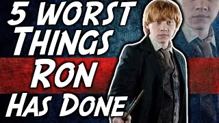 5 worst things ron weasley has done