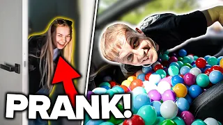 CAŁY POKÓJ W KULKACH I BALONACH PRANK