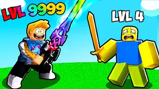 I Bought the Best Sword and Become the Strongest in Roblox Sword Fighters Simulator