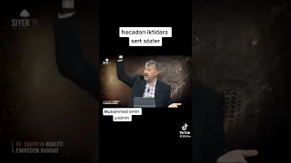 Muhammed Emin Yıldırım iktidara çatayım derken, faydası hadisler  ile sabit çörek otuna taktı kafayı