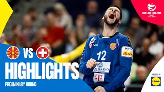 One last Schmid masterclass 🥹 | North Macedonia vs. Switzerland | Highlights | Men's EHF EURO 2024