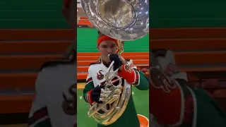 Woody McClain (Cane) from Power playing with his old college Tuba Section 🐳🐳