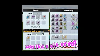 Trading VIP items in skyblock ! ( looking for good trades :0 ) [ Blockman Go ]