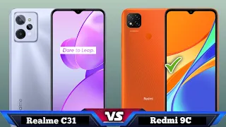 Realme C31 Vs Redmi 9C #realmec31 #redmi 9c