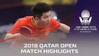 2018 Qatar Open Highlights I Fan Zhendong vs Jun Mizutani (R16)