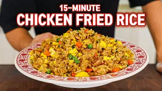 15 Minute Easy Chicken Fried Rice That Will Change Your LIFE!