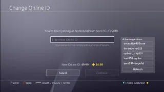 You could finally change your 'ONLINE ID' on PS4 !?!?!?!