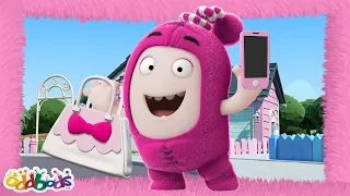 Pink Makes Newt Happy When She's Feeling Blue! 👝 | Oddbods Cartoons | Funny Cartoons For Kids