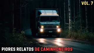 7 VERDADEIRAS HISTÓRIAS DE TERROR DE CAMINHONEIROS (VOL. 07)