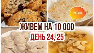 Живем на 10000 в месяц/Экономное питание семьи из 3 человек/День 24, 25/Фудбук