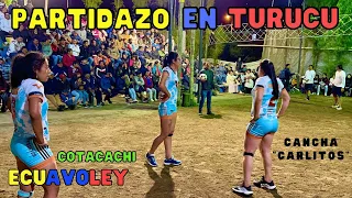 ECUAVOLEY 😱✨¡𝗣𝗔𝗥𝗧𝗜𝗗𝗢 de 𝗜𝗡𝗙𝗔𝗥𝗧𝗢!✨😱꙳Las Vivis vs Trío Desalojos꙳ TURUCU 🇪🇨| ECUADOR