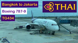 Thai Airways | TG434 | Jakarta to Bangkok | Economy Class | Boeing 787-9