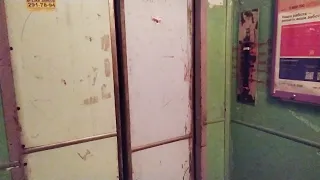 🌍⚡Воронеж! Аварийный лифт (Строммашина-1968 г.в); Героев Сибиряков 36 подъезд 1; серия: 1-467А-20