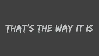 Daniël Lanois - That's The Way It Is (Lyrics)