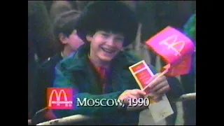 McDonald's First McDonald's in Russia Commercial (1990)