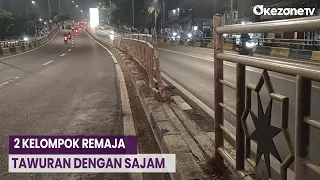 2 Kelompok Remaja Saling Serang dengan Sajam dan Batu di Kampung Melayu