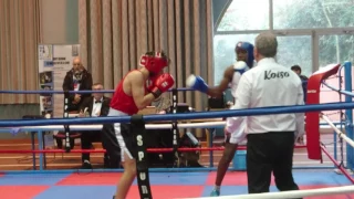 ko technique combat boxe amateur a la Pommeraye premier ko -81kg