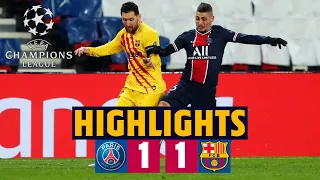 HIGHLIGHTS | PSG 1-1 Barça | Round of 16 of the Champions League