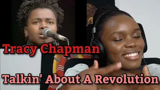 African Girl First Time Hearing Tracy Chapman - Talkin' About A Revolution