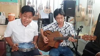 giao lưu vơi bạn Nam Hoàng - gợi nhớ quê hương - hát cùng guitar mộc