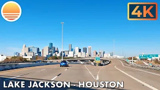 Lake Jackson, Texas to Houston, Texas! Drive with me!