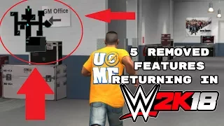 5 Features REMOVED From WWE Games That Are Returning In WWE 2K18