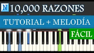 10,000 Razones (Matt Redman) PIANO TUTORIAL Fácil | HOW TO PLAY Bless The Lord SLOW EASY + Partitura