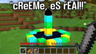 Los Speedruns FALSOS MÁS DIVERTIDOS de Minecraft...