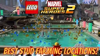 LEGO Marvel Super Heroes 2 Best Stud Farming Locations!!