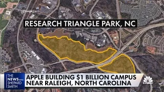 Apple building $1 billion campus near Raleigh, North Carolina