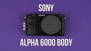 Распаковка Sony Alpha 6000 Body Black