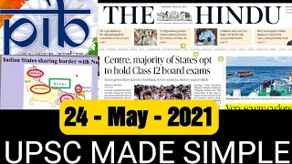 24 May 2021 Daily Current Affairs| The Hindu, PIB| VIPER, IAEA, 17+1 Initiative, Eco tax, Nepal