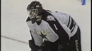 Vitali Karamnov scores his last NHL goal from Brett Hull dish vs Stars (1995)