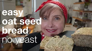 Quick & Simple Oat Seed Bread: No Yeast, No Flour, No Kneading - Ready In Just 90 Minutes!