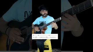 Hai mera Dil Churake Le Gaya | Guitar Tabs for beginners #shorts #guitar  #guitartabs