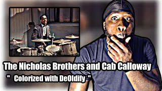 Stormy Weather in color - The Nicholas Brothers and Cab Calloway | Colorized with DeOldify REACTION