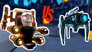 BUFFED SCIENTIST MECH VS UPGRADED CAMERA SPIDER IN ENDLESS MODE !