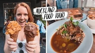 Auckland Food Tour - Trying DELICIOUS New Zealand FOODS! 🇳🇿- Lamb, Hokey Pokey and Hangi 😍