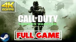 Call of Duty: Modern Warfare Remastered | 𝗙𝗨𝗟𝗟 𝗚𝗔𝗠𝗘 | Gameplay/Walkthrough [NO COMMENTARY/60FPS/4K]