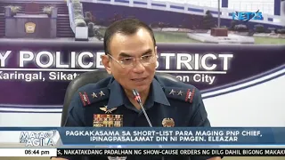 Outgoing NCRPO Chief Eleazar, mixed emotion sa kaniyang promosyon