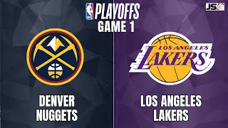 Denver Nuggets vs Los Angeles Lakers Game 1 | NBA Playoffs Live Scoreboard