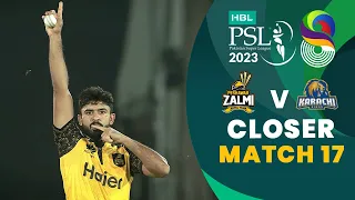 Closer | Peshawar Zalmi vs Karachi Kings | Match 17 | HBL PSL 8 | MI2T