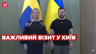 Зеленський зустрівся з прем'єр-міністеркою Швеції